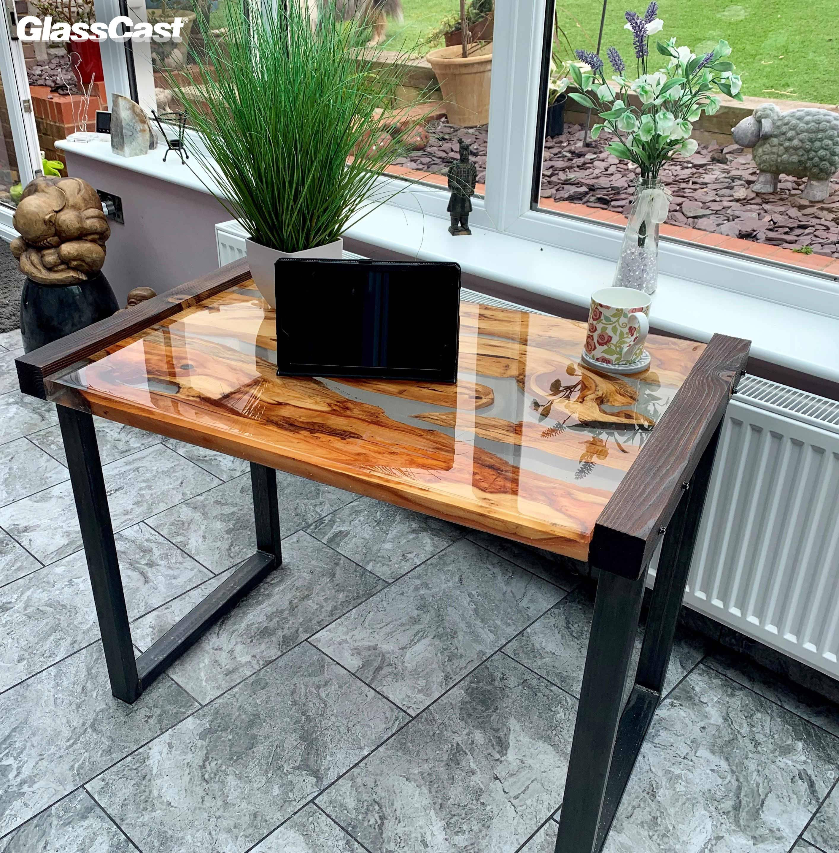 Clear Epoxy Resin Table GlassCast