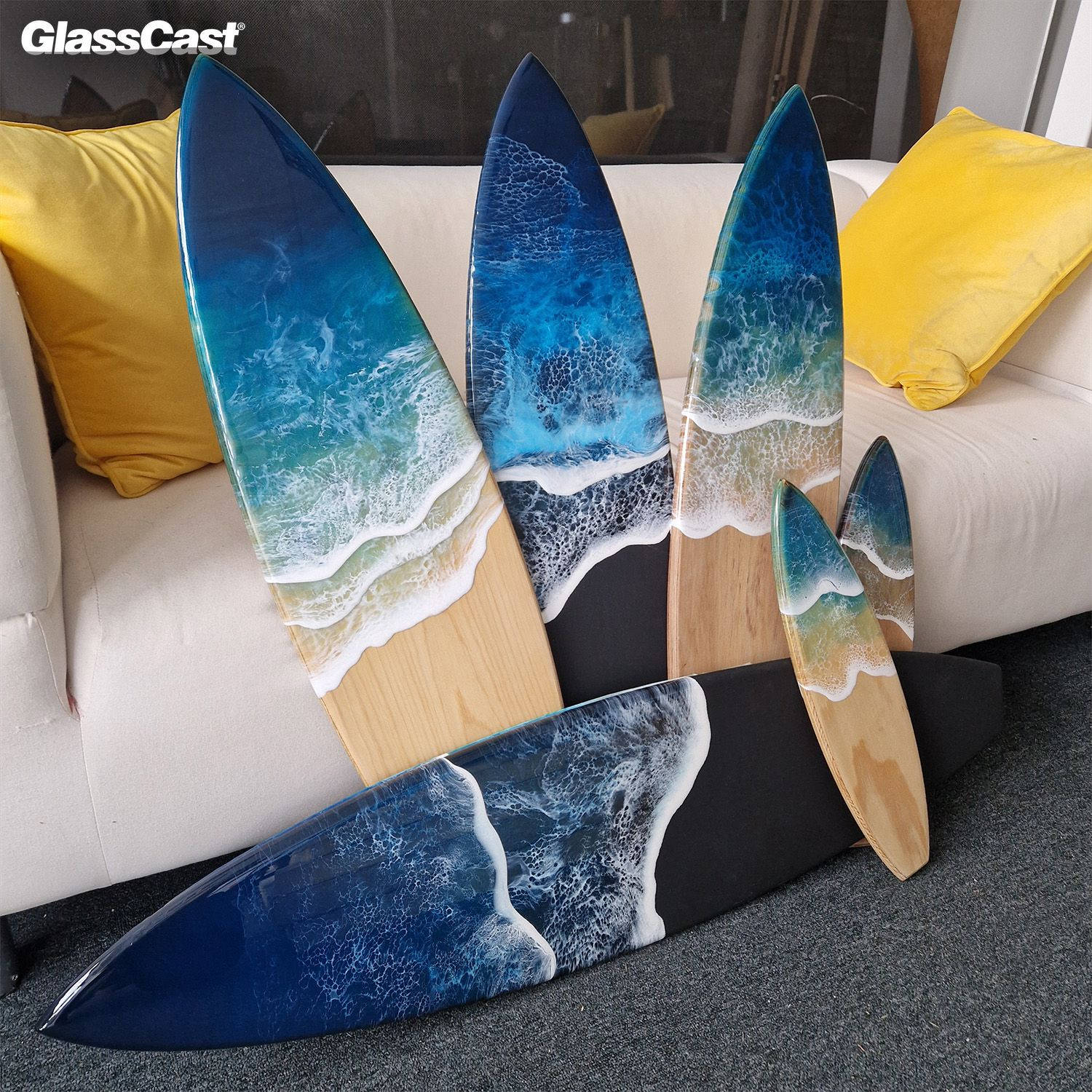 Ocean Inspired Resin Art - GlassCast