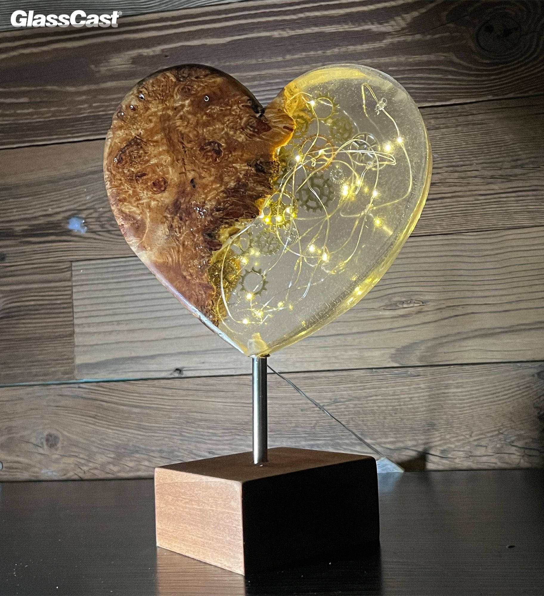 Wood and Resin Lamp Collection - GlassCast