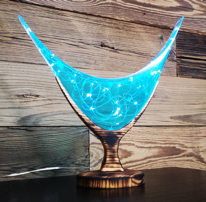 Blue-Curved-wood-and-resin-lamp