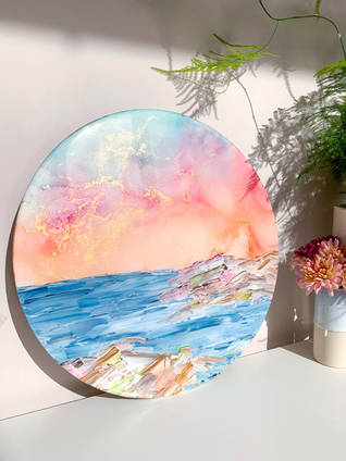 Emily-McSevich-Art-Resin-Coated-Circular-Painting