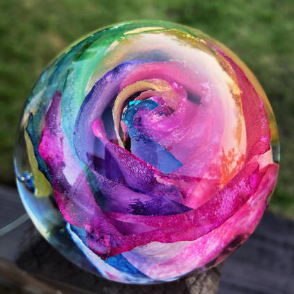 Multi Colour Rose Sphere