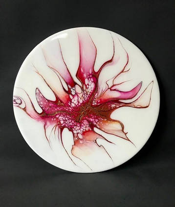 Red-on-White-Painting-with-resin-coating-by-Loonar-Designs