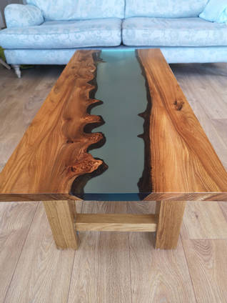 Resin River Table