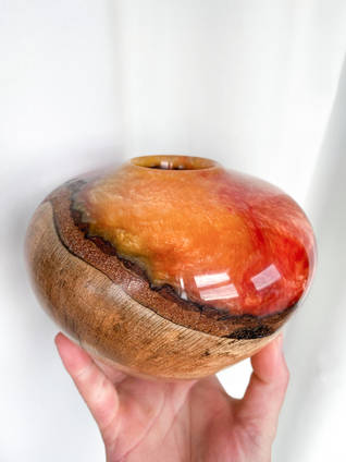 Stonesmith-Designs-Lava-Wood-and-Resin-Vase