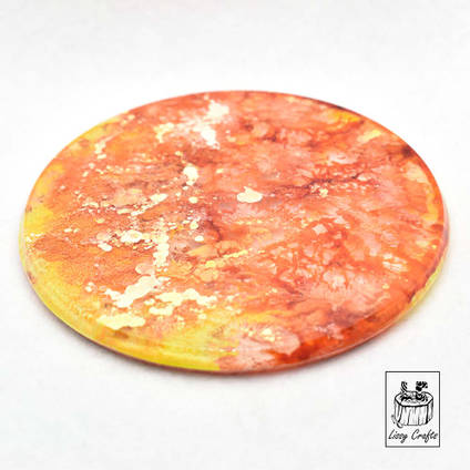 Sunrise Resin Coaster by Lissy Crafts