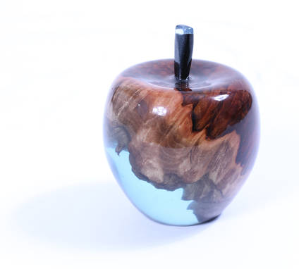 Resin and Wood Turned Apple
