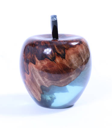 Wood and Resin Apple