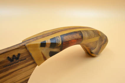 Wood and Resin Knife Handle