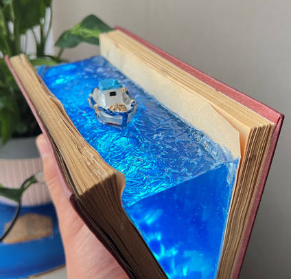 Boat in a Book by MB Resin Art