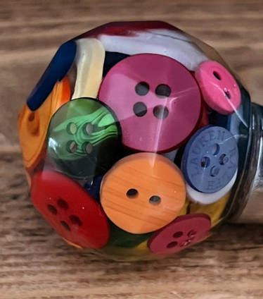 Button Bottle Stopper Close Up by Bea_utiful Creations