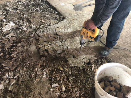 Cobbled Floor Removal