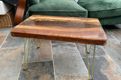 Coffee Bean Coffee Table Side View by William O'Toole