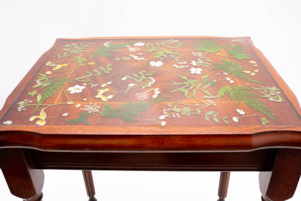 Dried Flower Funky Table Upcycle by Paige Alexander