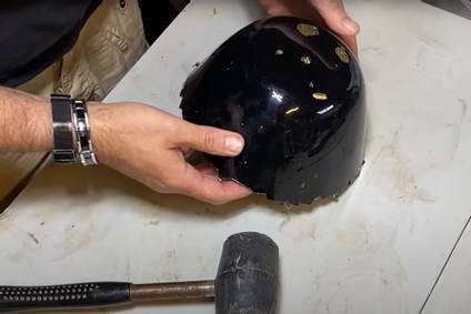 Demoulding the Blank -Hybrid Resin Bowl by Mike Holton Handmade Crafts