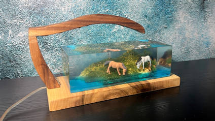 Resin Horses Diorama by MB Resin Art