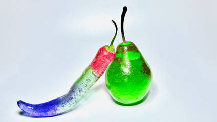 Mb Resin Art Resin Pear and Chill Pepper Casting