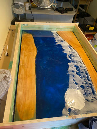 Ocean Dining Table Main Pour