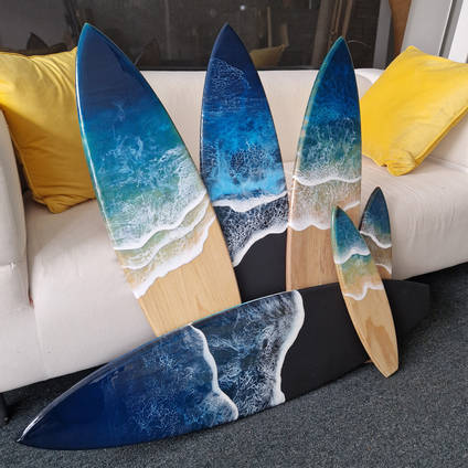 Resin Ocean Art Surfboards by CAS Studio Art