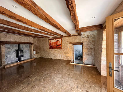Traditional French Pisé Cobbled Floor with Resin Coating