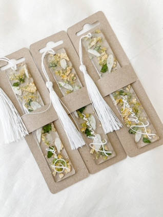 Resin Flower Bookmarks by Out of the Box by Kate