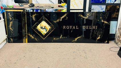 Royal Delhi Bar Front in Progress