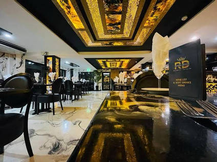 Royal Delhi Restaurant Resin Interior Design Project