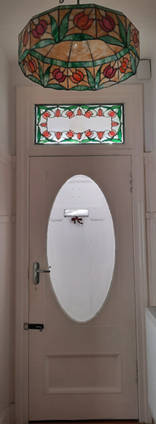 Tulip Faux Stained Glass Resin Window & Light Shade