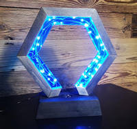 MB-Resin-Art-Epoxy-Blue-Hexagon-Lamp Thumbnail