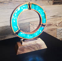 MB-Resin-Art-Epoxy-Turquoise-Circular-Lamp Thumbnail