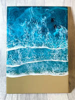 Ocean Wall Art by Resin by Hollie Thumbnail