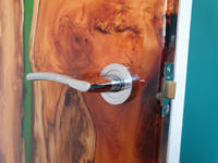 Resin and Wooden Door close up Thumbnail