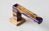 Studio-number-10-purple-wood-and-resin-door-handle Thumbnail