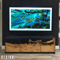 TV Cabinet Wood and Resin by Resino Thumbnail