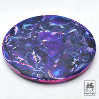 Violet Resin Coaster Thumbnail