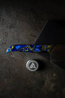 Gold and Blue Knife Handle by APOSL Thumbnail