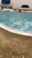 Beach and Waves Resin Art Close Up Thumbnail