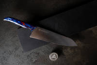 Blue and Red Resin Knife on Box by APOSL Thumbnail