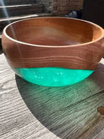 Wood and Resin Bowl in Sunlight by Hannington Ash Thumbnail