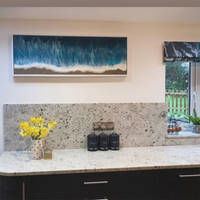 Landscape Resin Ocean Artwork in Kitchen by Outside Inwards Thumbnail