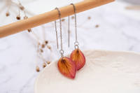 Leaf Dropper Earrings by The Resin Store Thumbnail