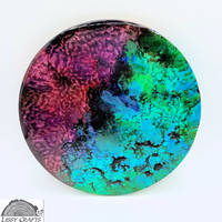 Pink and Turquoise Petrified Rainbow by Lissy Crafts Thumbnail