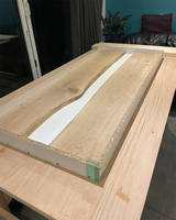 Oak and Resin River Table Mould Set Up by EDC Carpentry Thumbnail