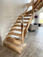 Oak and Resin Staircase by Cowan Carpentry Thumbnail