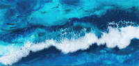 Ocean Resin Artwork Detail by Christine Richards Thumbnail