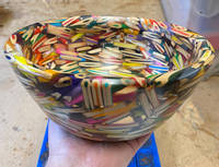 Coloured Pencil Bowl by Leigh Spanswick Thumbnail