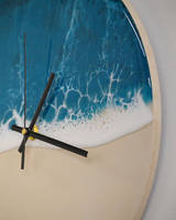 Resin Art Clock Close Up by Outside Inwards Thumbnail