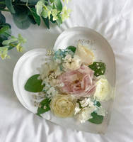 Resin Floral Heart by Sweet Honey Studios Thumbnail