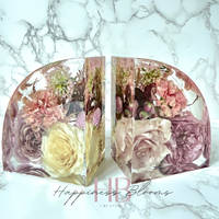 Resin Flower Bookends by Happiness Blooms Creations Thumbnail