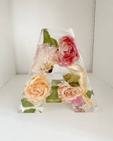 Resin Flower Letter A by Out of the Box by Kate Thumbnail